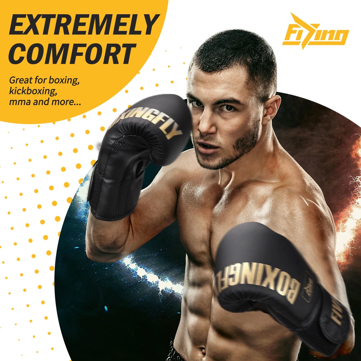 Guanti da Boxe FIVING Resistenti