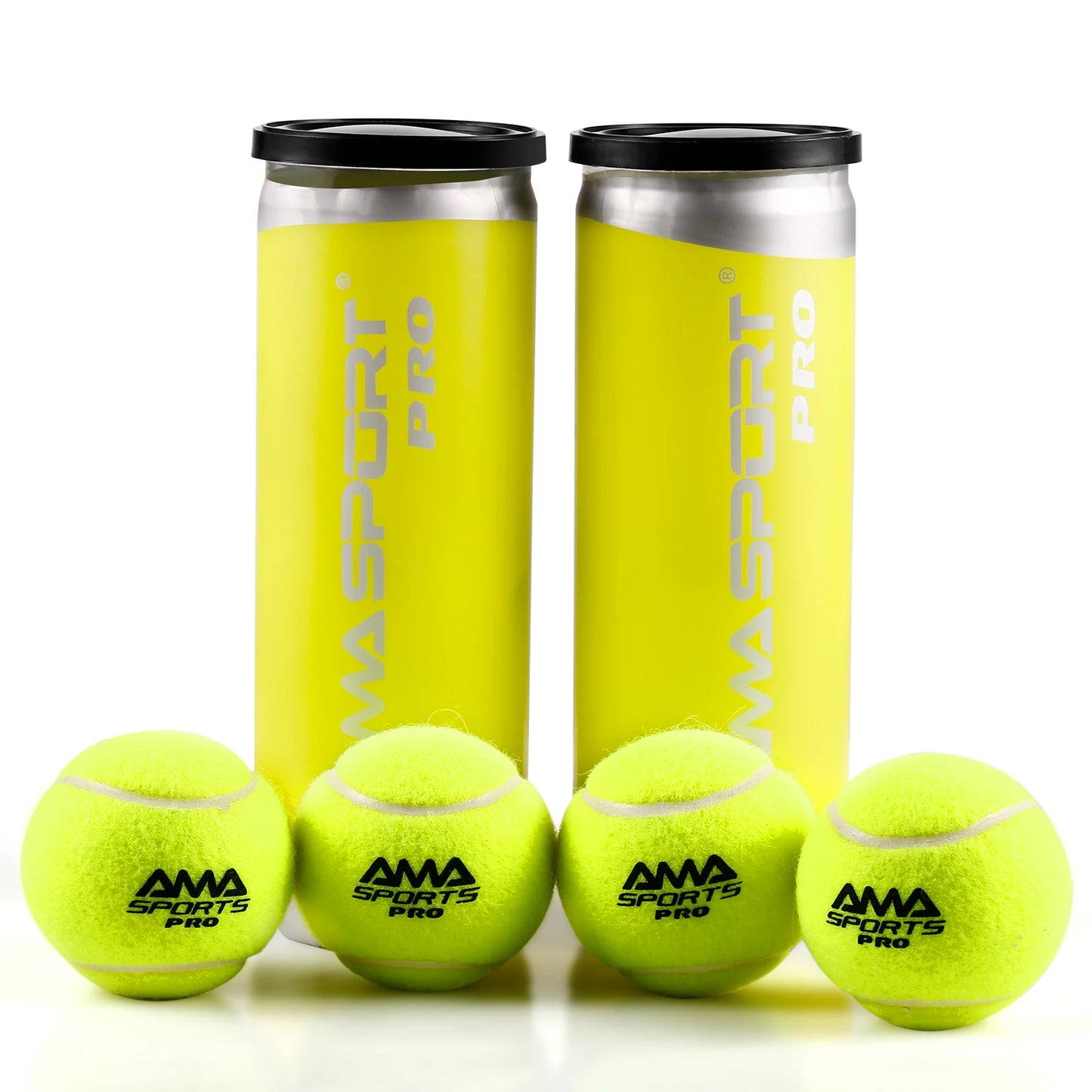 Palle da Padel AMASPORT Pro: Set 3 Pezzi per Allenamento