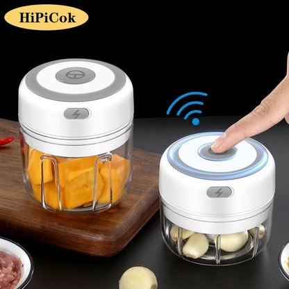 HiPiCok Trita-Aglio Elettrico: Gadget USB da Cucina