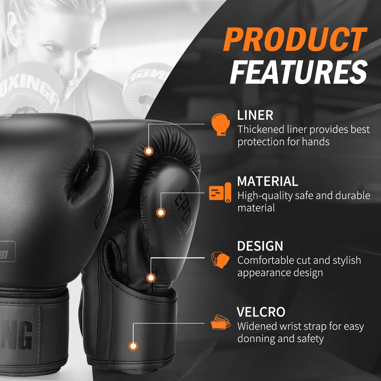 Guanti da Boxe FIVING Resistenti